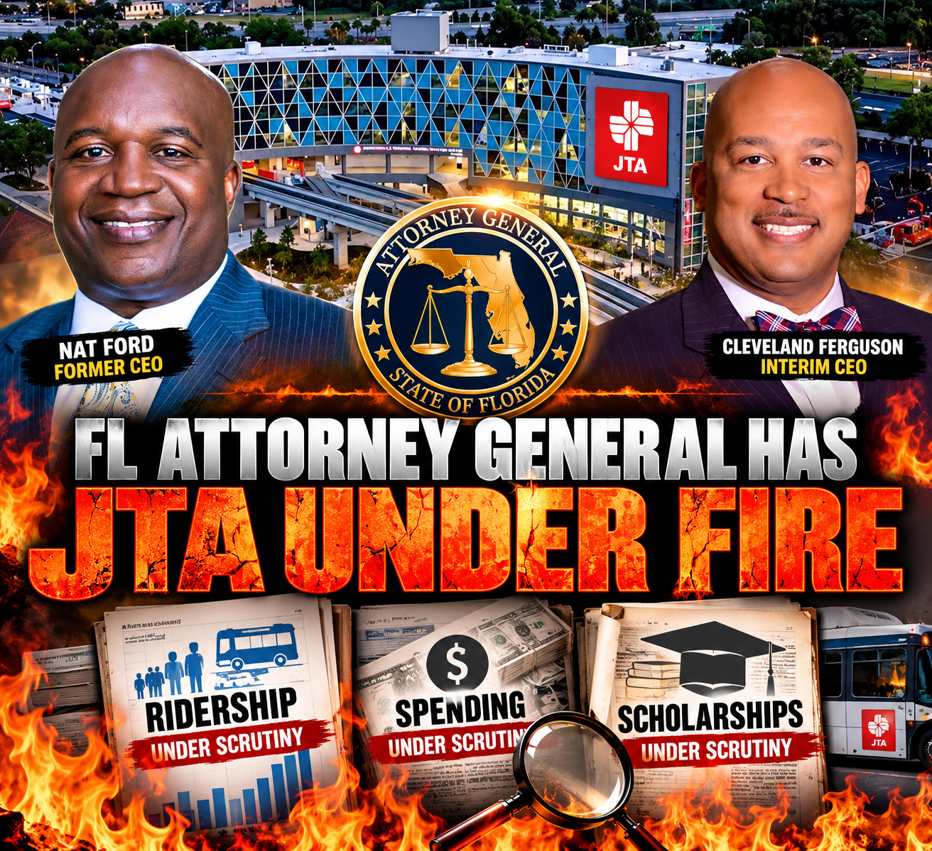 State Launches Criminal Probe Into JTA — Ridership, Spending And Scholarships Under Scrutiny